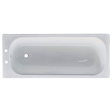 Arley Pro Contract 1700mm Steel 2 Tap Hole Single Ended Bath