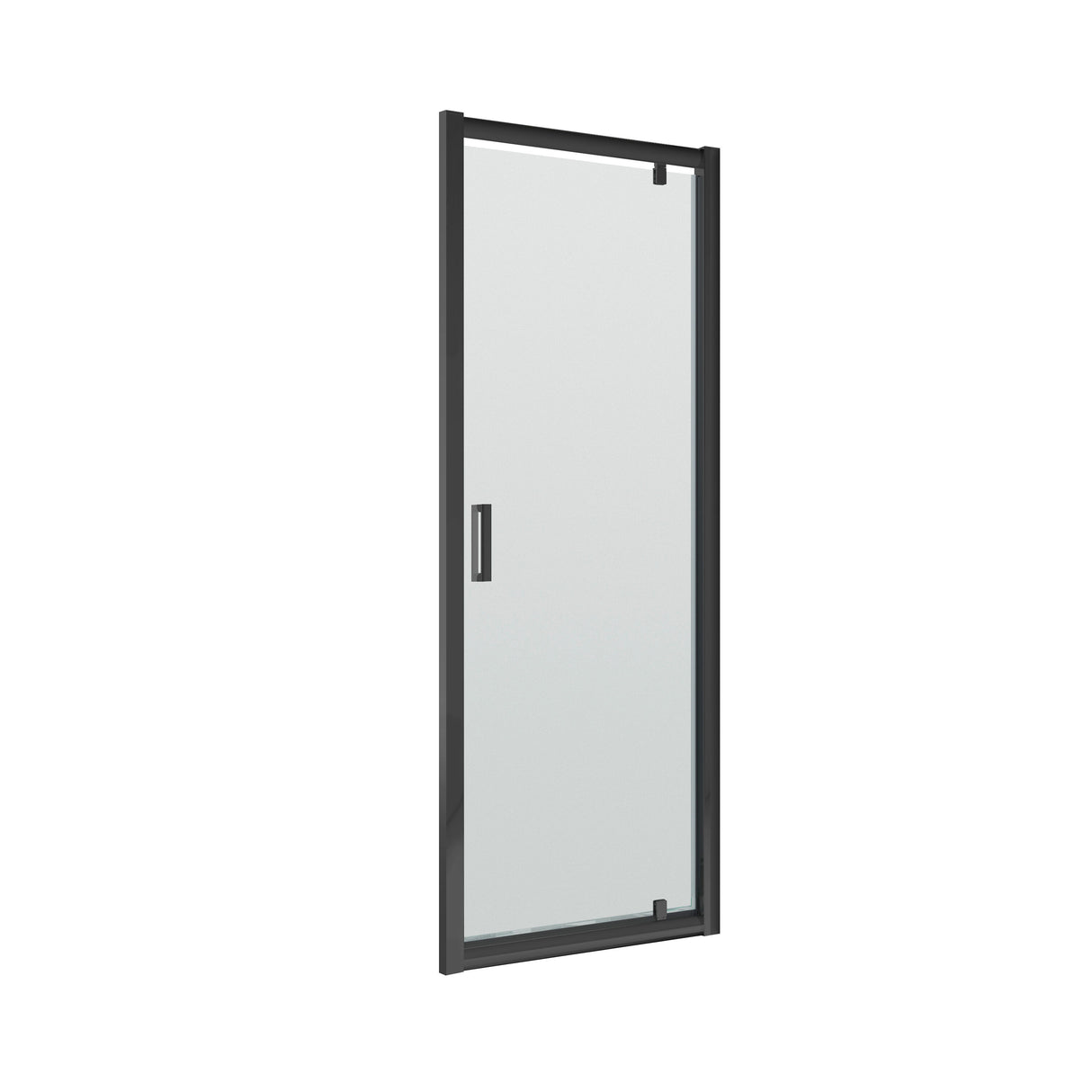 Modern Splash choice Ensky 760mm Matt Black Pivot Shower Door