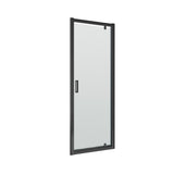 Modern Splash choice Ensky 760mm Matt Black Pivot Shower Door
