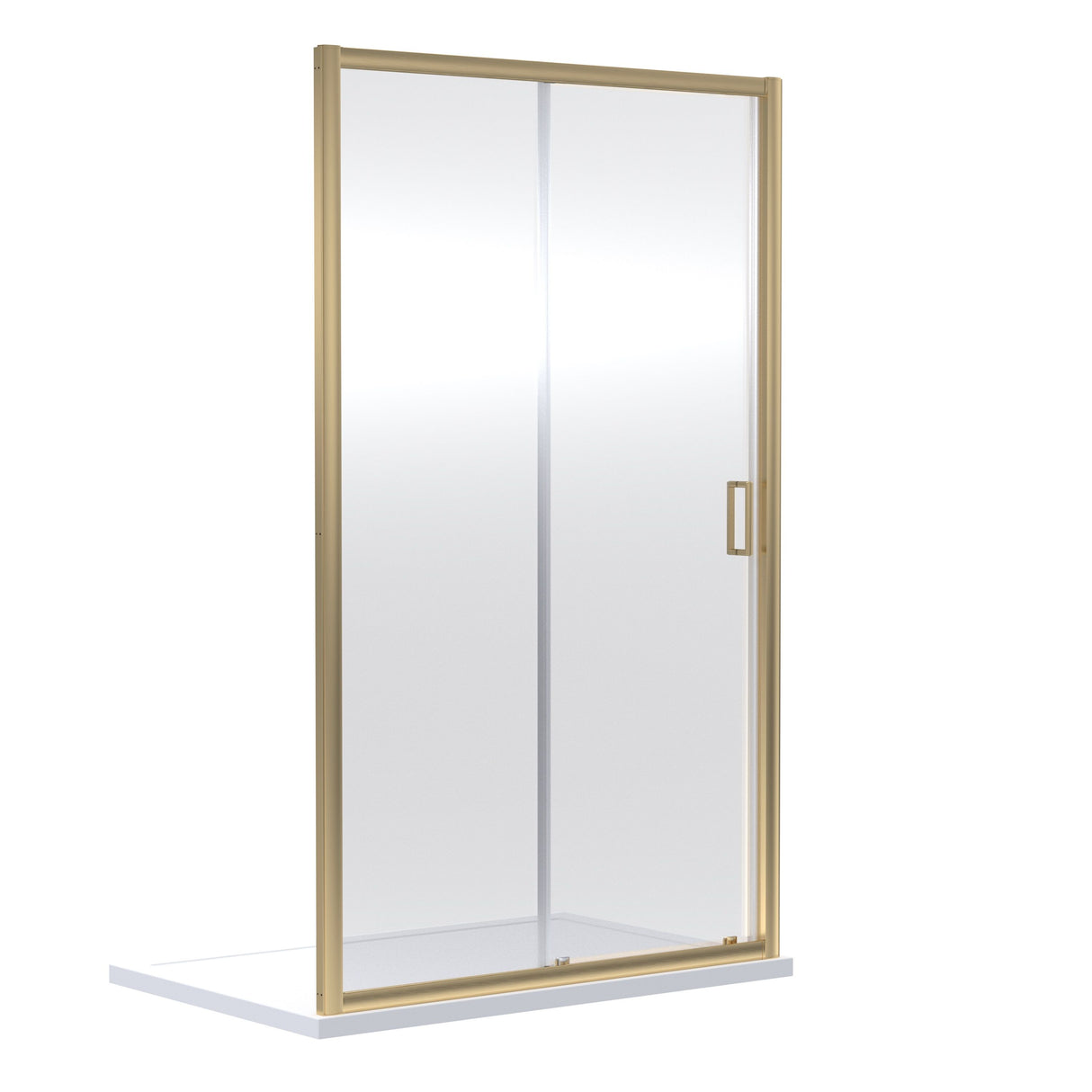 Modern Splash choice Ensky 1200mm Brushed Brass Sliding Shower Door