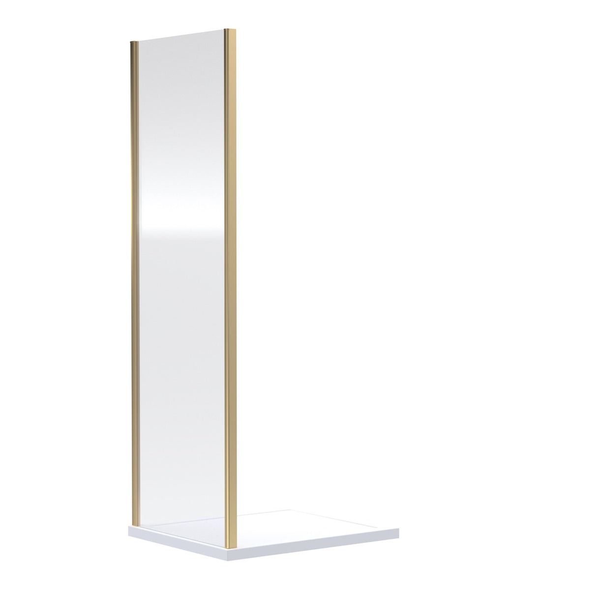 Modern Splash choice Ensky 800mm Brushed Brass Side Panel