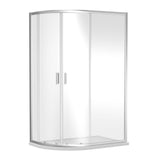 Modern Splash choice Ensky 1000 x 800mm Chrome Quadrant Shower Enclosure