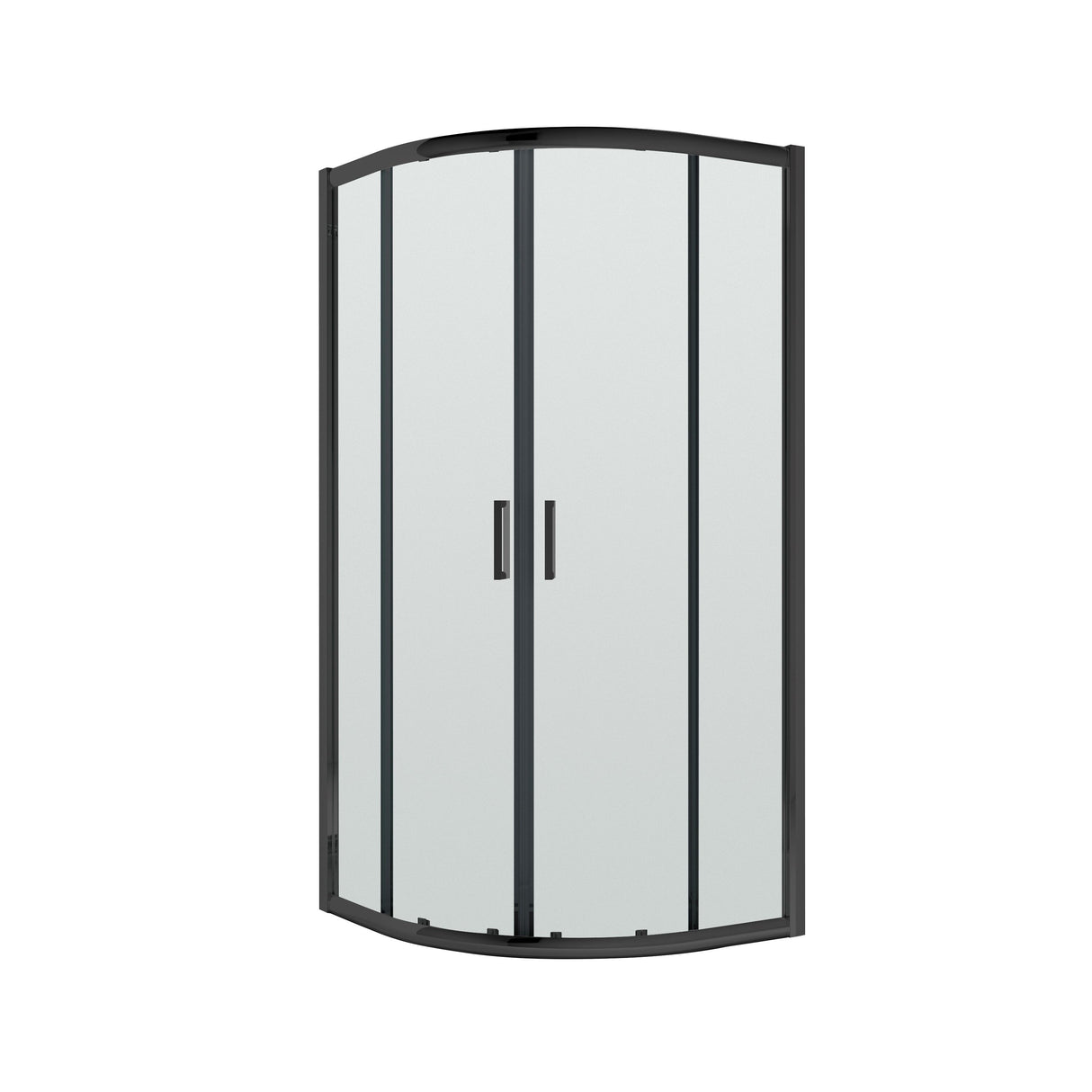 Modern Splash choice Ensky 800mm Matt Black Quadrant Shower Enclosure
