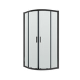 Modern Splash choice Ensky 900mm Matt Black Quadrant Shower Enclosure