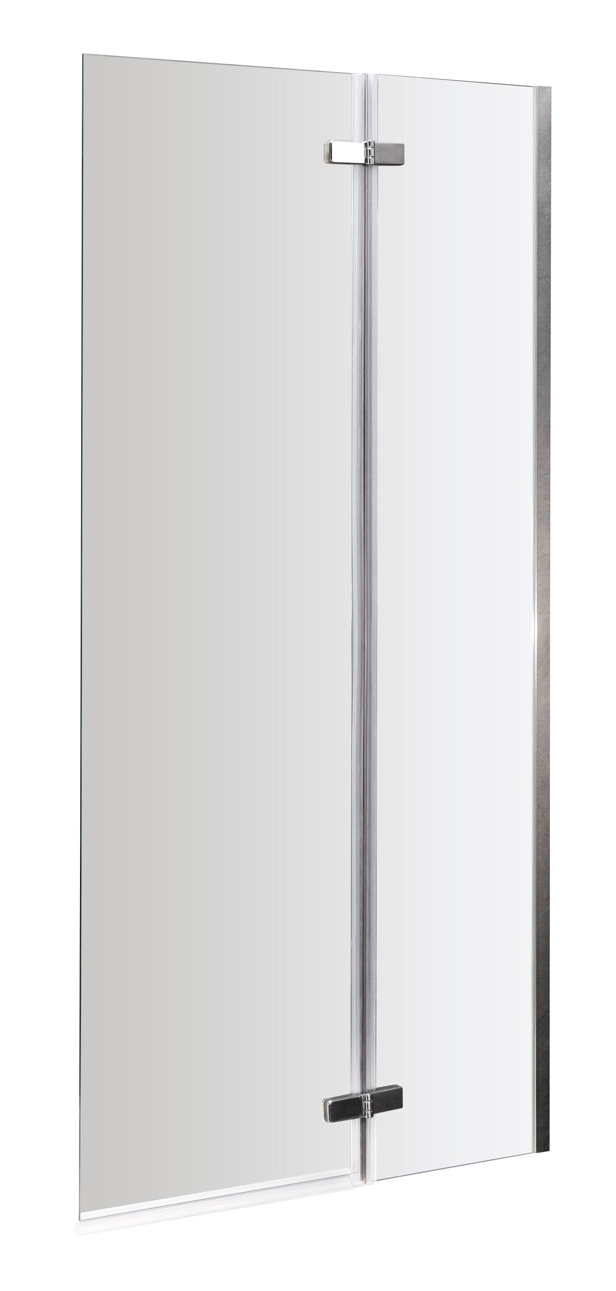 Modern Splash 760mm Chrome Hinged Bath Screen