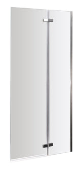 Modern Splash 760mm Chrome Hinged Bath Screen