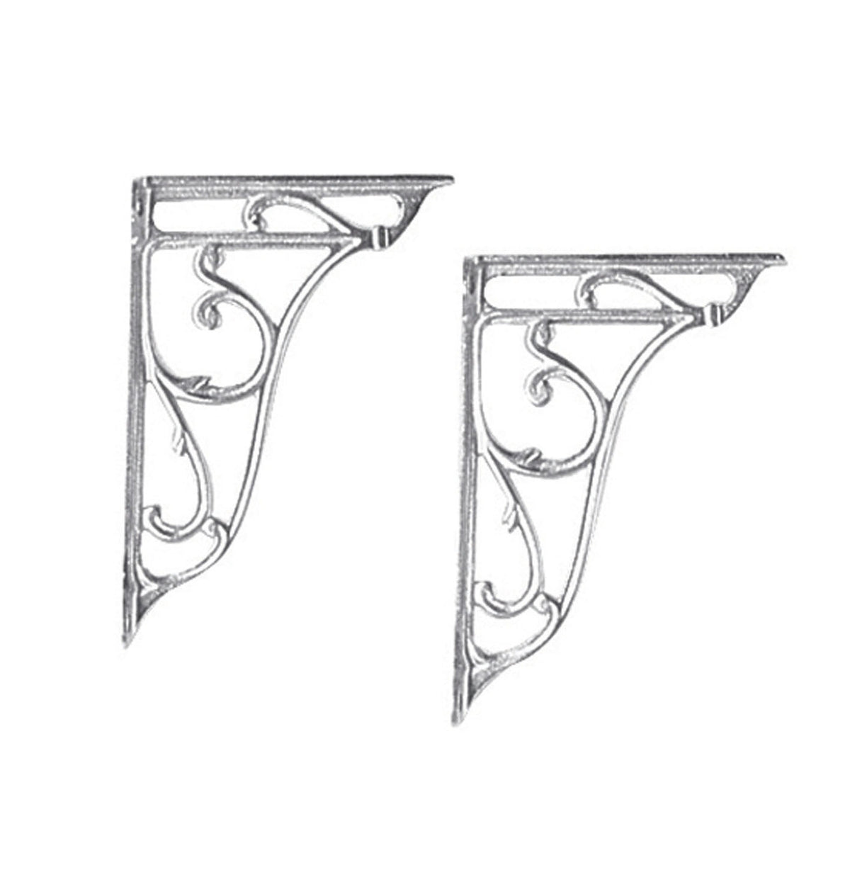 Ornate Chrome Cistern Brackets
