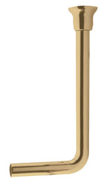 Modern Splash Brushed Brass Low Level Flush Pipe Pack