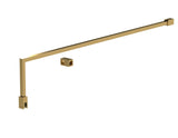 Brushed Brass Wetroom Screen Support Arm