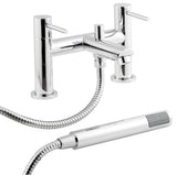 Modern Splash Series Two Chrome Bath Shower Mixer