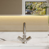 Modern Splash Series Two Chrome Mono Basin Mixer With Waste