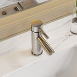 Modern Splash Series Two Chrome Mono Basin Mixer With Push Button Waste