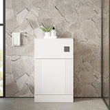 Modern Splash Satin White 500mm Floor Standing WC Unit