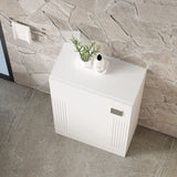 Modern Splash Satin White 500mm Floor Standing WC Unit