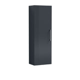 Modern Splash 400mm Soft Black Wall Hung Tall Cabinet