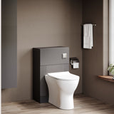 Modern Splash 500mm Satin Grey WC Unit