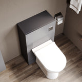 Modern Splash 500mm Satin Grey WC Unit