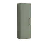 Modern Splash 400mm Satin Green Wall Hung Tall Cabinet