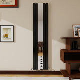 Modern Splash Vertical Flat Panel Mirror Radiator 1800x417mm Double