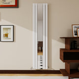 Modern Splash Vertical Flat Panel Mirror Radiator 1800x417mm Double