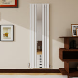 Modern Splash Vertical Flat Panel Mirror Radiator 1800x553mm Single