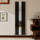 Modern Splash Vertical Flat Panel Mirror Radiator 1800x553mm Double