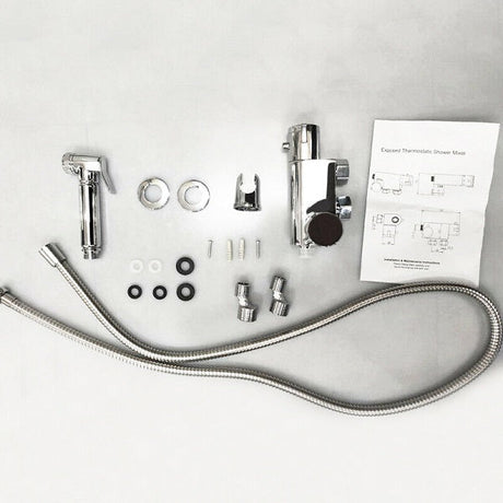 Modern Splash Steel Thermostatic Shower -FXT-S-02