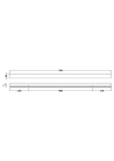 480mm Chrome Handle