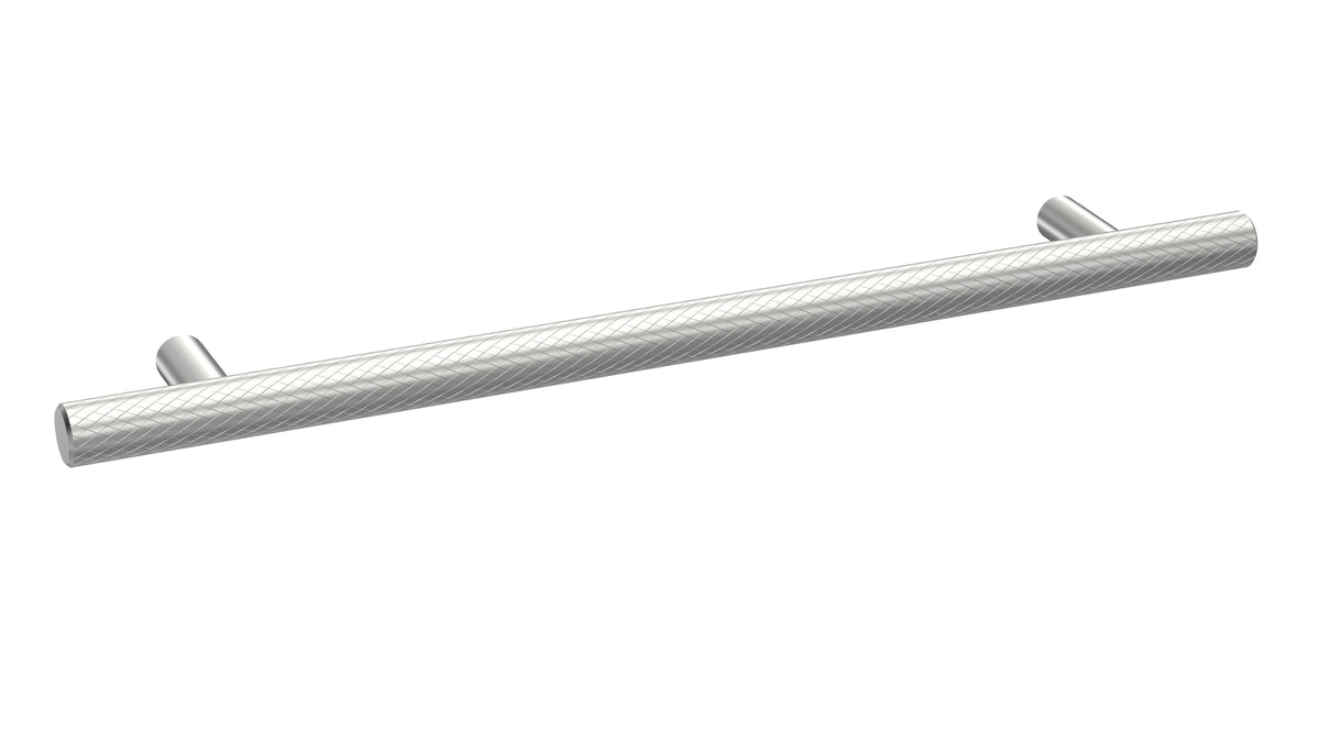 192mm Chrome Knurled Bar Handle