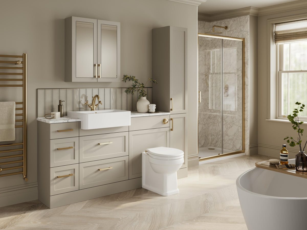 Brushed Brass D Handle