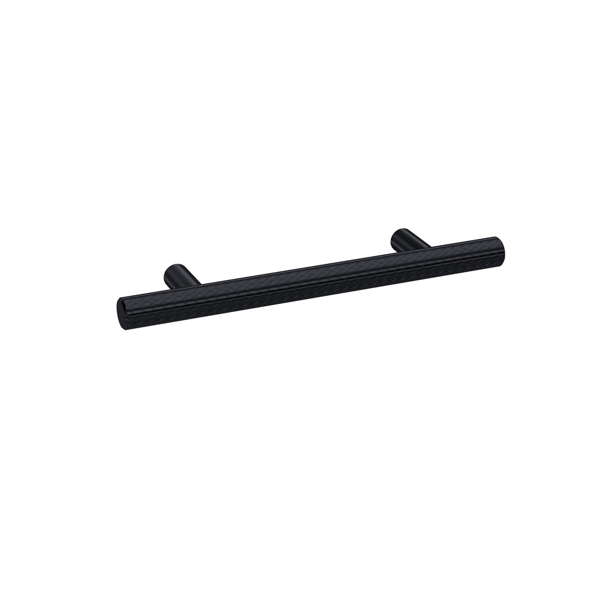 96mm Black Knurled Bar Handle