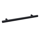 160mm Matt Black Knurled Bar Handle