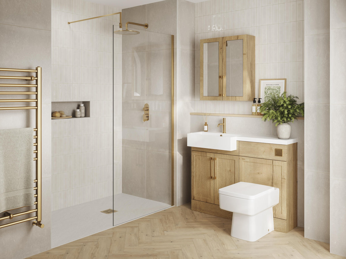 160mm Brushed Brass Knurled Bar Handle