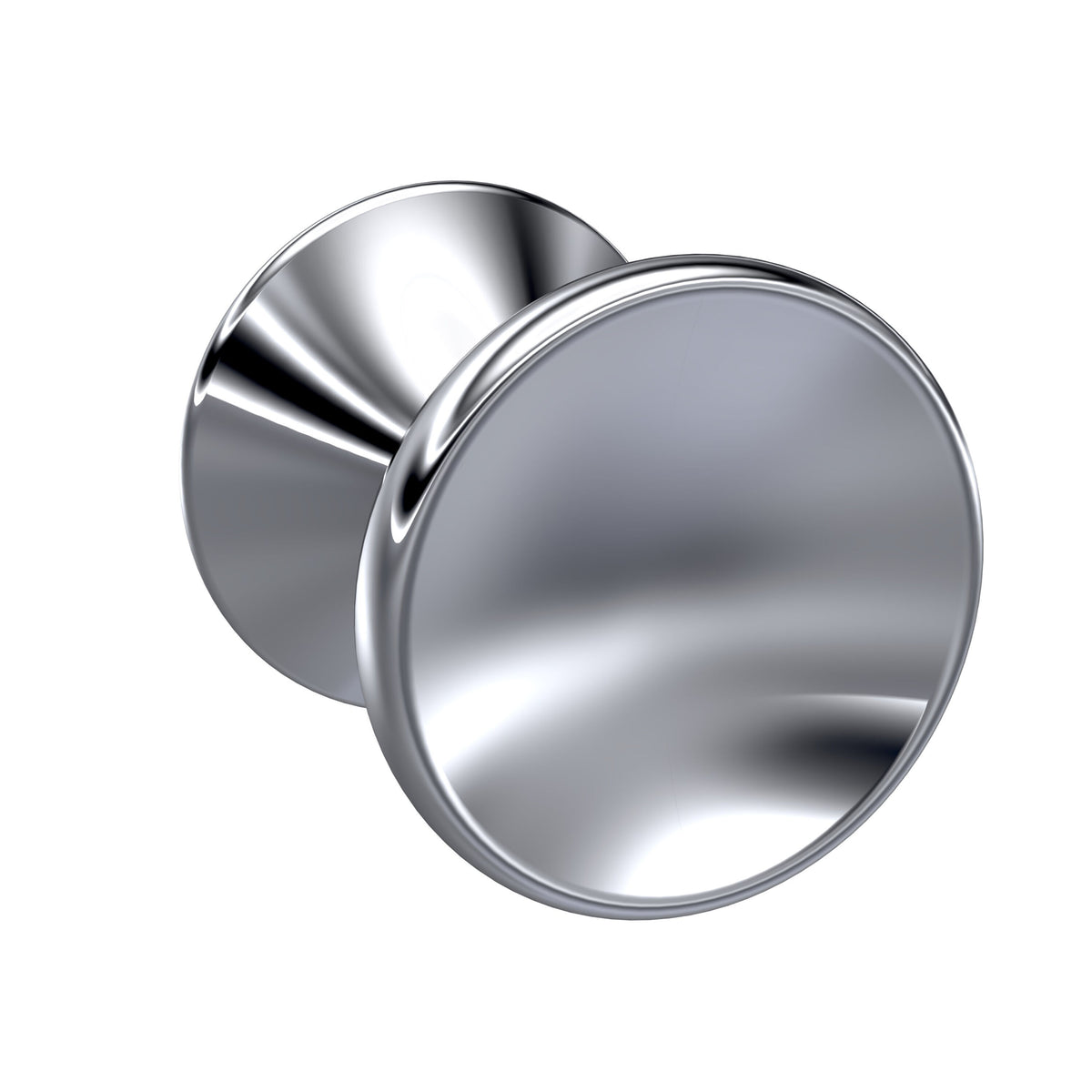 Round Chrome Knob