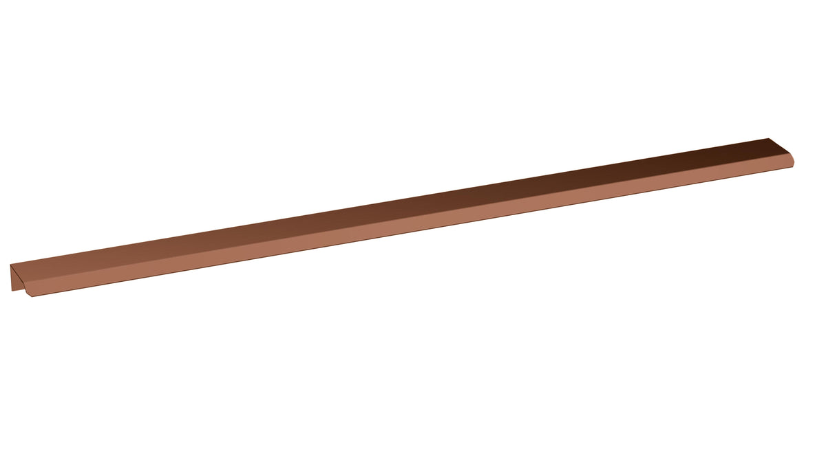 500mm Brushed Bronze Finger Pull Handle