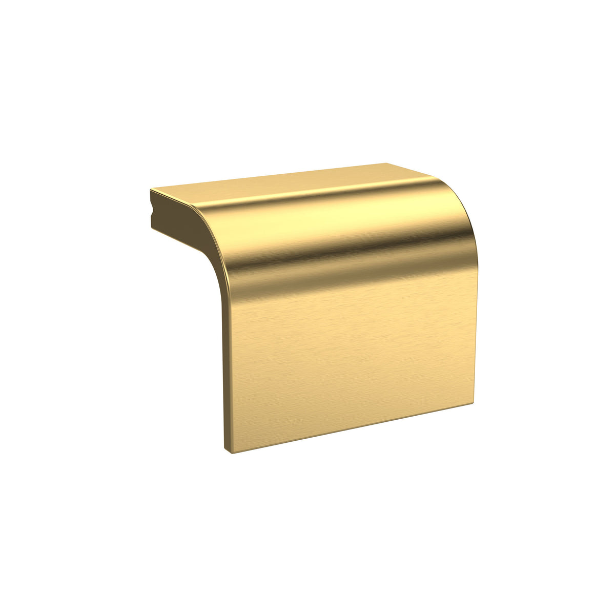 312mm Square Brushed Brass Knob