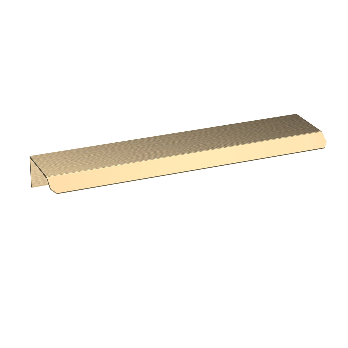 150mm Brushed Brass Finger Pull Handle