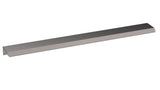300mm Brushed Pewter Finger Pull Handle