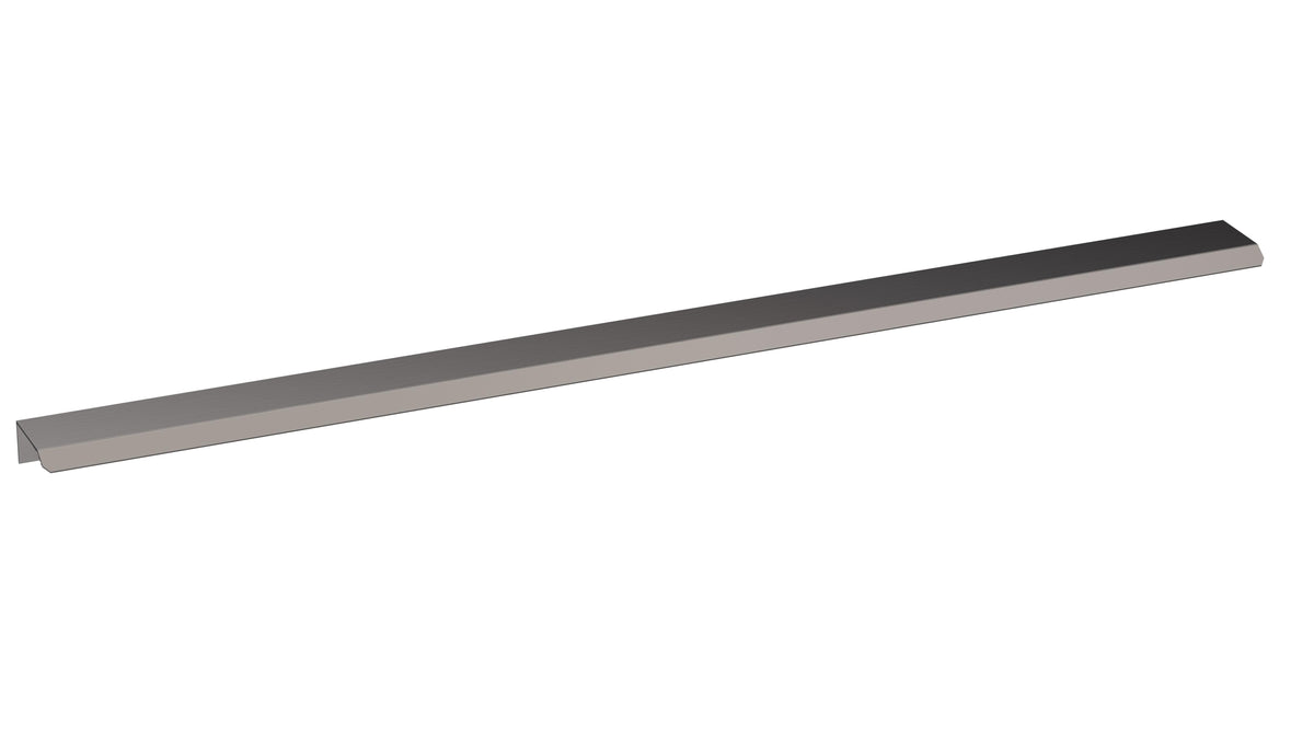 500mm Brushed Pewter Finger Pull Handle