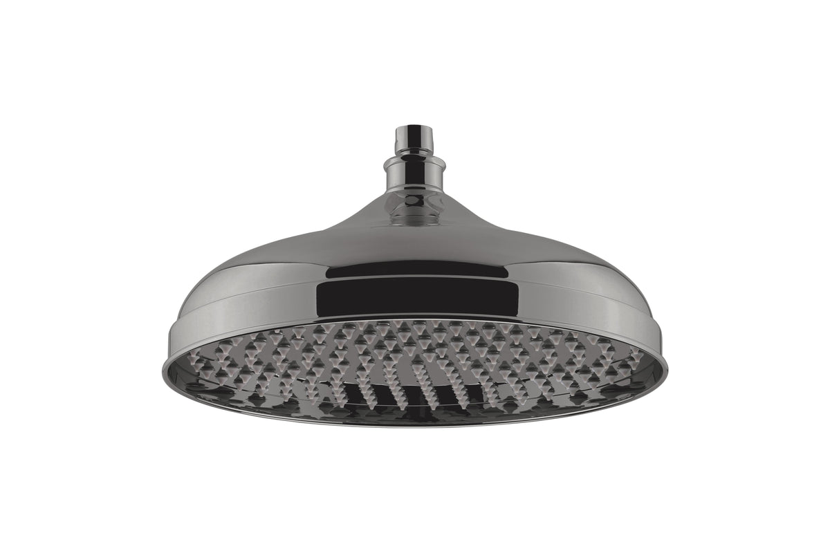 Brushed Pewter 300mm Fixed Shower Head