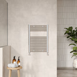 Modern Splash 700mm x 500mm Chrome Vertical Ladder Rail