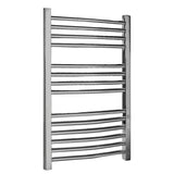 Modern Splash 700mm x 500mm Chrome Vertical Curved Ladder Rail