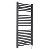 Modern Splash  Anthracite 1100mm x 500mm Vertical Electric Heated Towel Rail