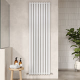 Revive High Gloss White 1800mm x 528mm Vertical Double Panel Radiator