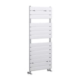 Piazza Chrome 1213mm x 500mm Horizontal Heated Towel Rail