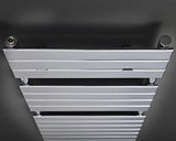 Piazza Chrome 1213mm x 500mm Horizontal Heated Towel Rail