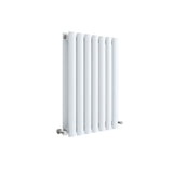 Revive High Gloss White 600mm x 412mm Horizontal Double Panel Radiator