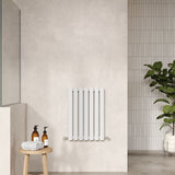 Revive High Gloss White 600mm x 412mm Horizontal Single Panel Radiator