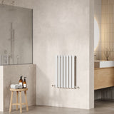 Revive High Gloss White 600mm x 412mm Horizontal Single Panel Radiator