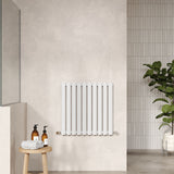 Revive High Gloss White 600mm x 586mm Horizontal Single Panel Radiator